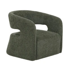 Armchair - Coral Dark Green