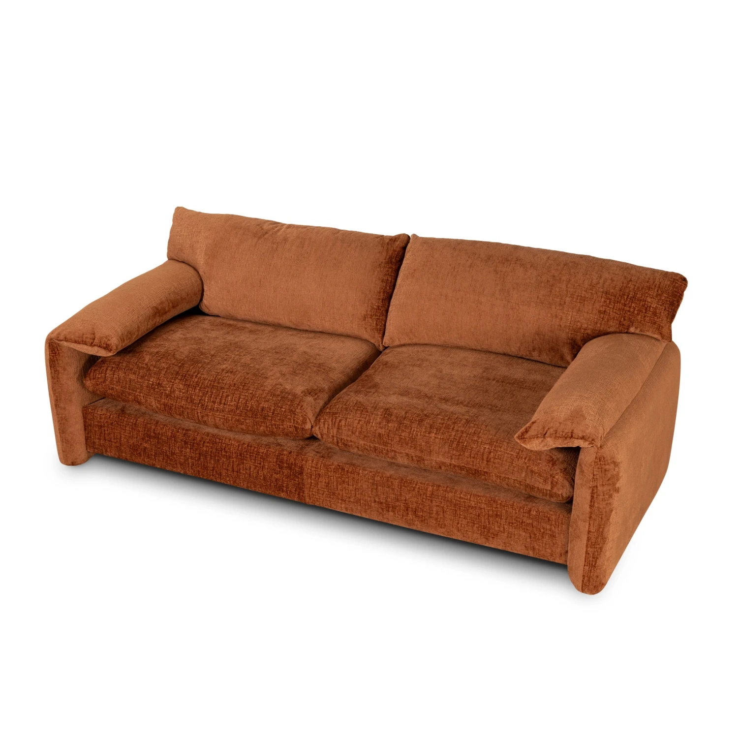 3 Seater Fabric Sofa - Light Grey 2 3 Seater Fabric Sofa - Light Grey - Image 2