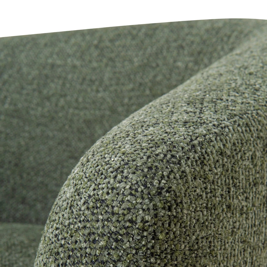 Fabric Armchair - Coral Dark Green - Image 11