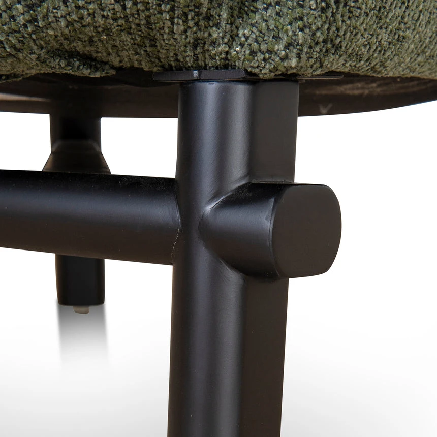 Fabric Armchair - Coral Dark Green - Image 12