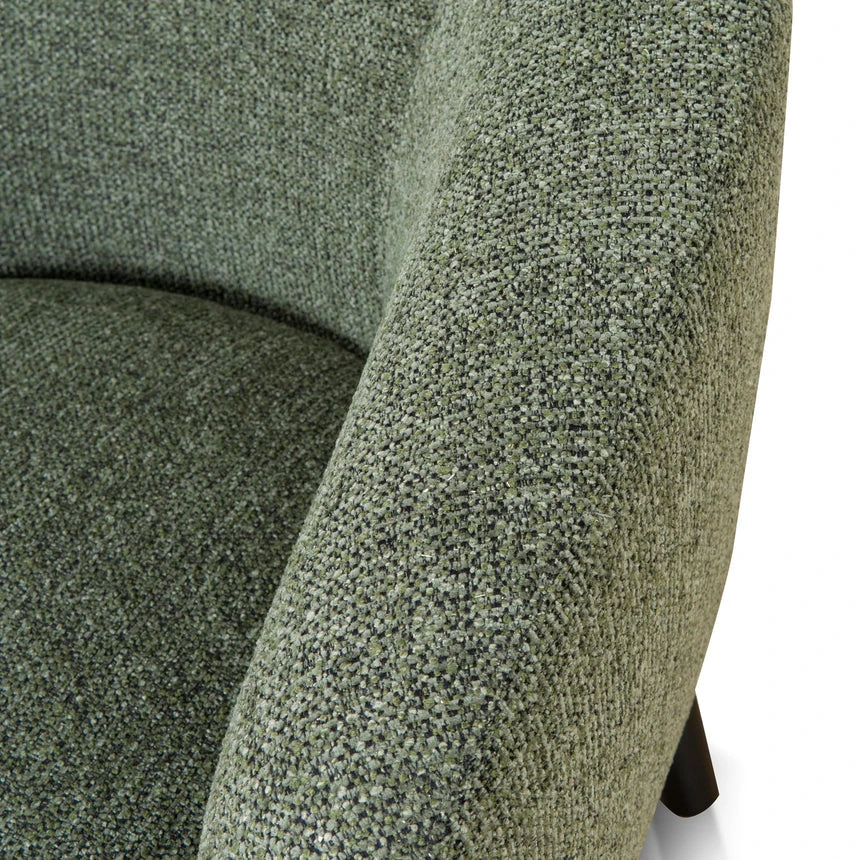 Fabric Armchair - Coral Dark Green - Image 13