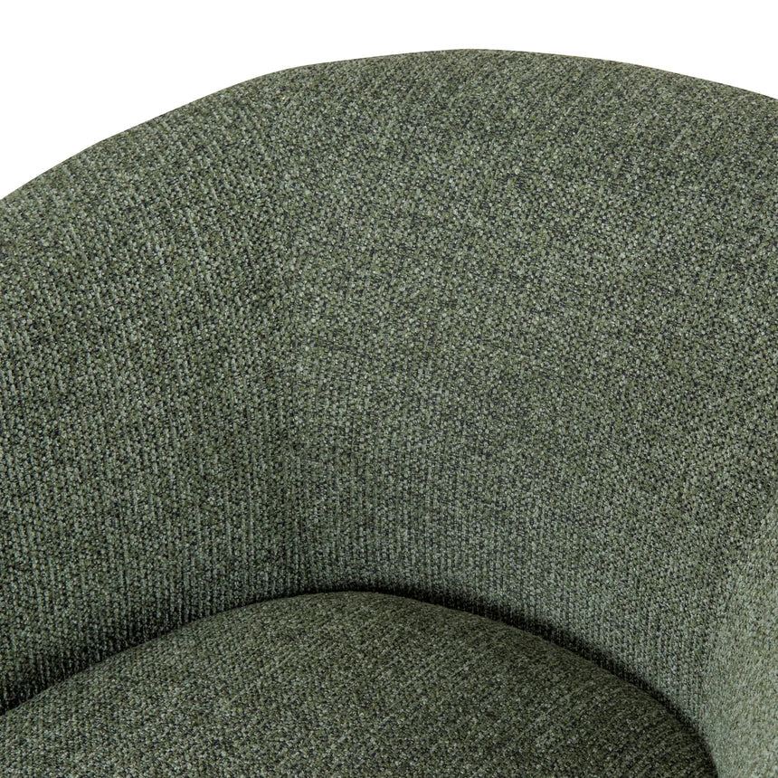 Fabric Armchair - Coral Dark Green - Image 16