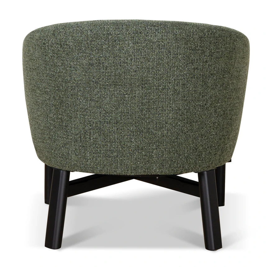 Fabric Armchair - Coral Dark Green - Image 5