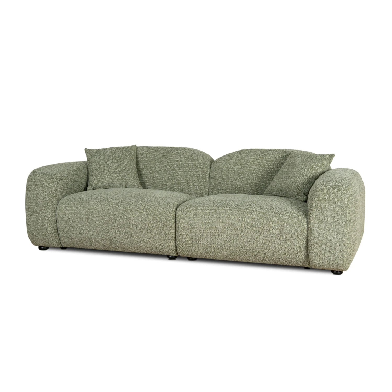 4 Seater Sofa - Almond Beige 3 4 Seater Sofa - Almond Beige - Image 3