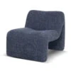 Fabric Lounge Chair - Moss Navy