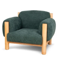 Natural Armchair - Bush Green