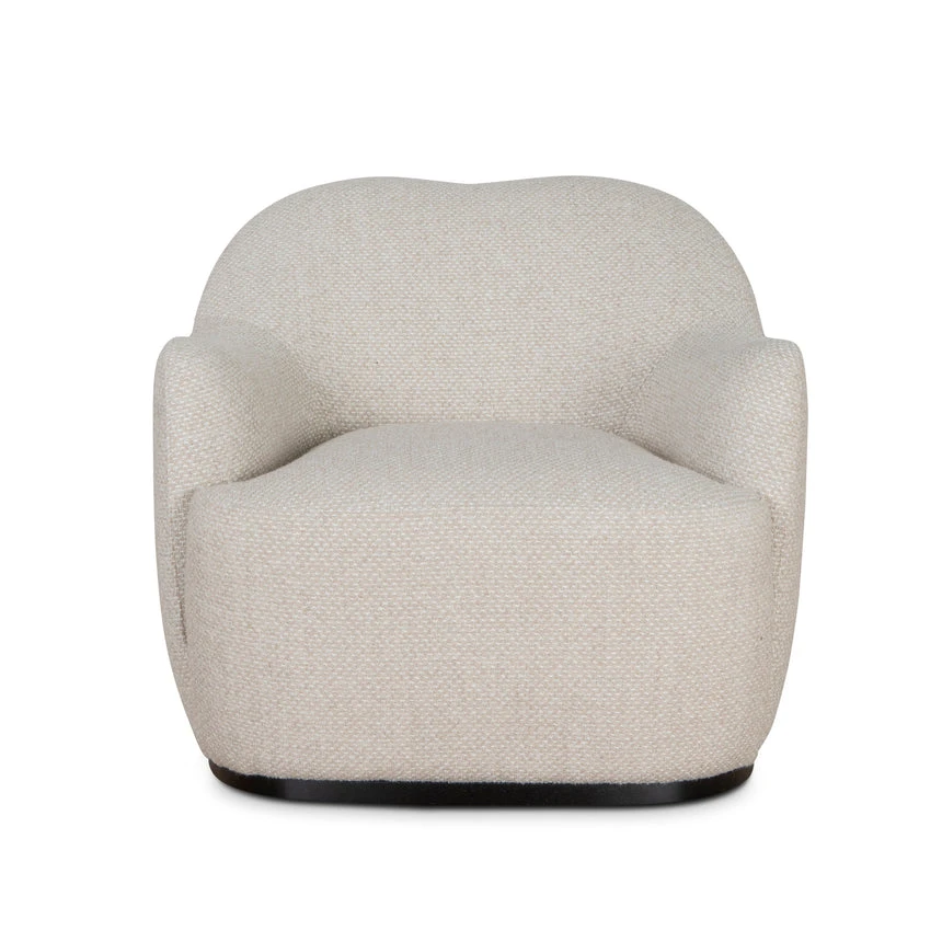 Fabric Armchair - Beige - Image 2