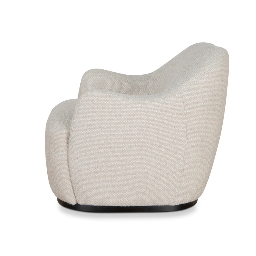 Fabric Armchair - Beige - Image 3