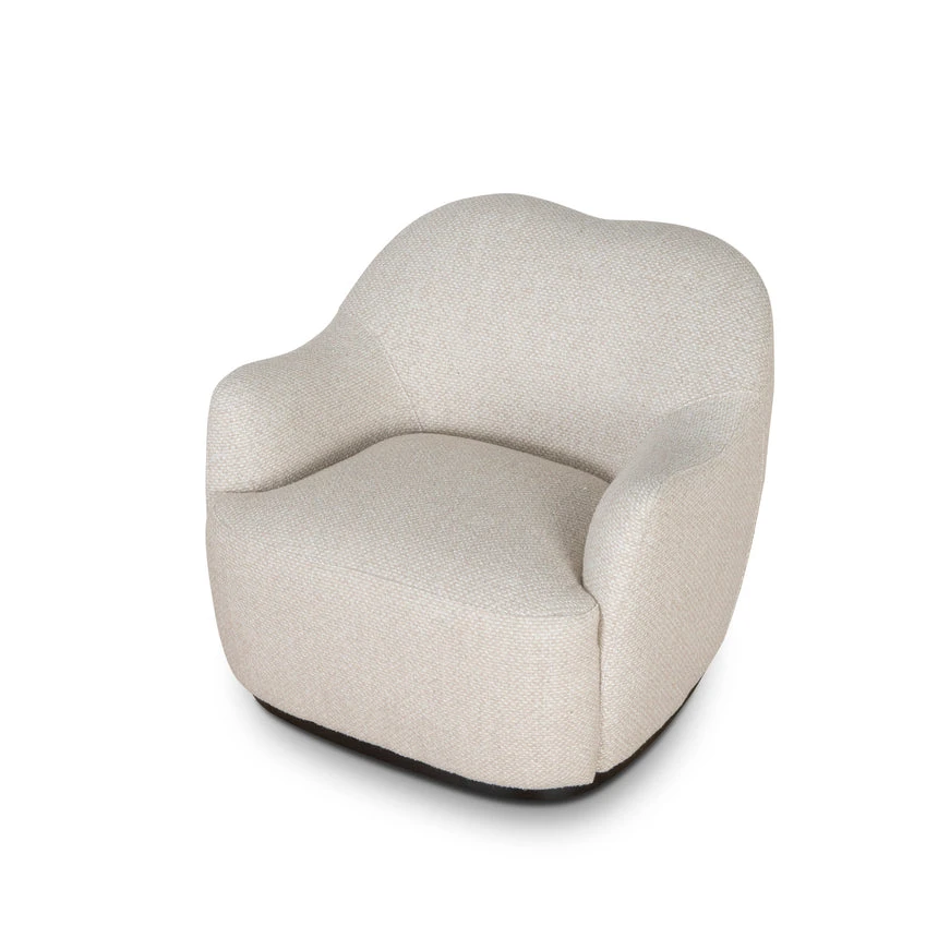 Fabric Armchair - Beige - Image 6