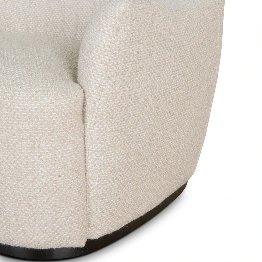 Fabric Armchair - Beige - Image 7