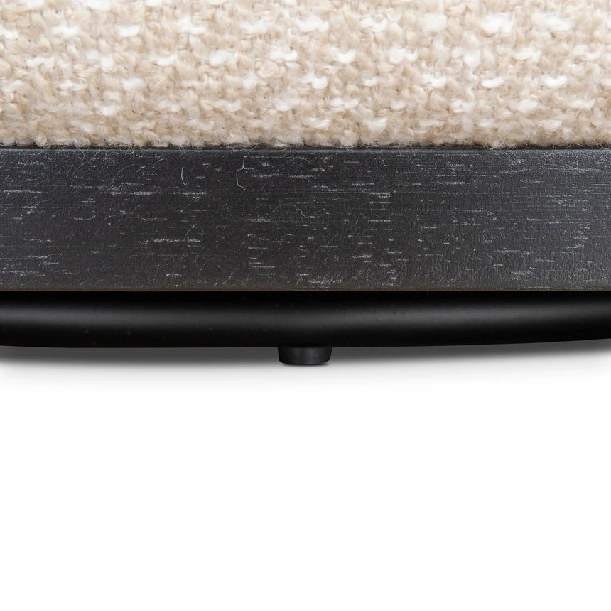 Fabric Armchair - Beige - Image 9