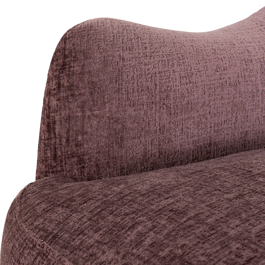 Fabric Armchair - Plum - Image 10