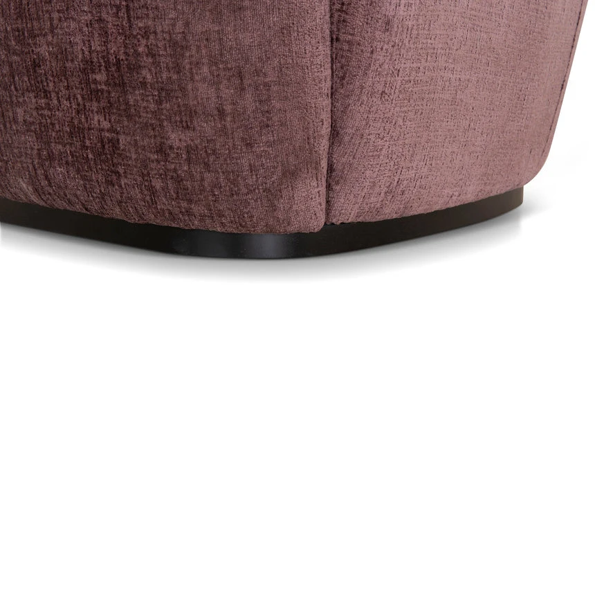 Fabric Armchair - Plum - Image 13