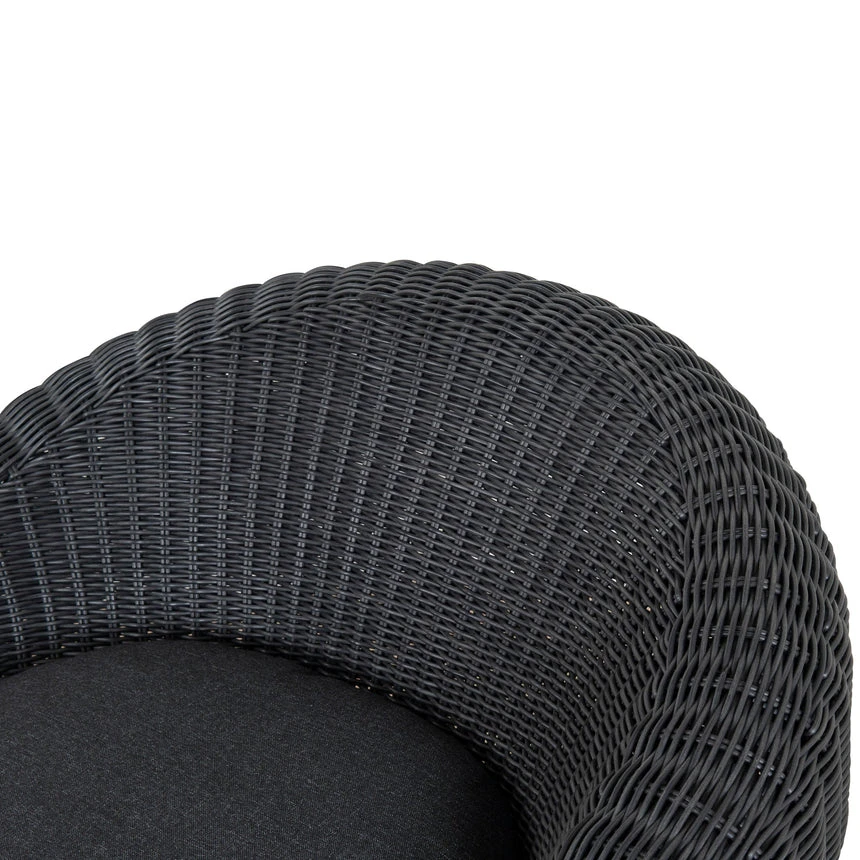 Outdoor Lounge Chair - Full Black - Image 10