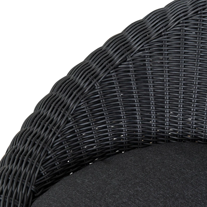 Outdoor Lounge Chair - Full Black - Image 11