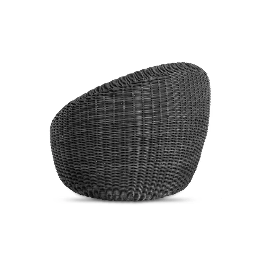 Outdoor Lounge Chair - Full Black - Image 4