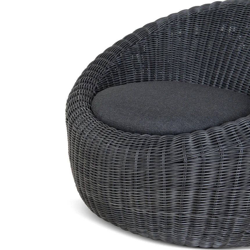 Outdoor Lounge Chair - Full Black - Image 9