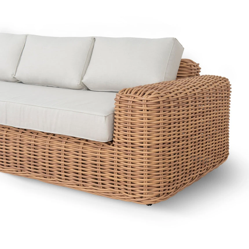 Outdoor 3 Seater Sofa - Royal Sand - Image 8