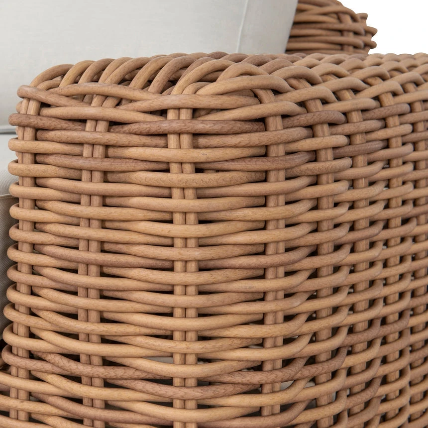 Outdoor 3 Seater Sofa - Royal Sand - Image 9