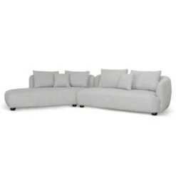 3 Seater Left Chaise Sofa - Clay Grey -Calibre Furniture Sales Store LC10204 CA3SeaterLeftChaiseSofa ClayGrey 22