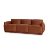3 Seater Sofa - Rustic Burnt Orange