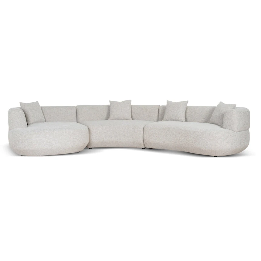 Modular Left Chaise Sofa - Coral Natural Linen - Image 3