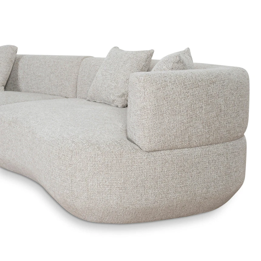 Modular Left Chaise Sofa - Coral Natural Linen - Image 7