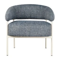 Fabric Armchair - Prussian Blue