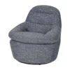 Swivel Lounge Chair - Prussian Blue