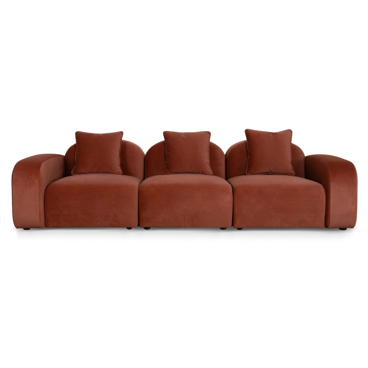 Corner Option For 4 Seater Sofa - Umber Orange - Image 11