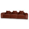 4 Seater Sofa - Umber Orange