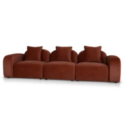 4 Seater Sofa - Umber Orange