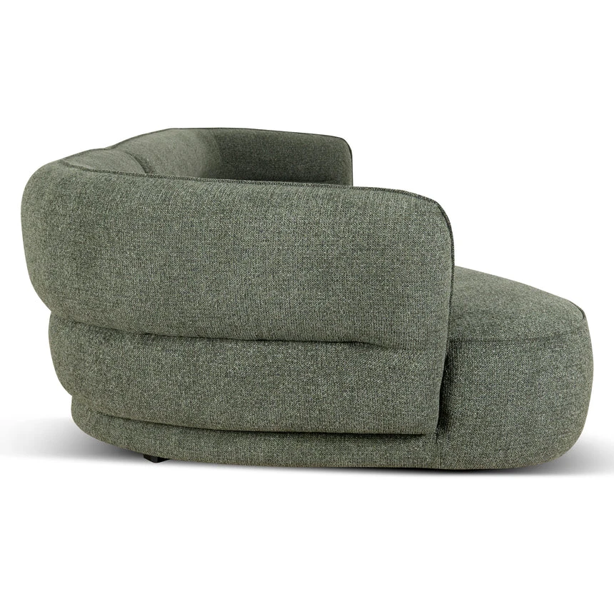 Left Chaise Sofa - Coral Dark Green - Image 7