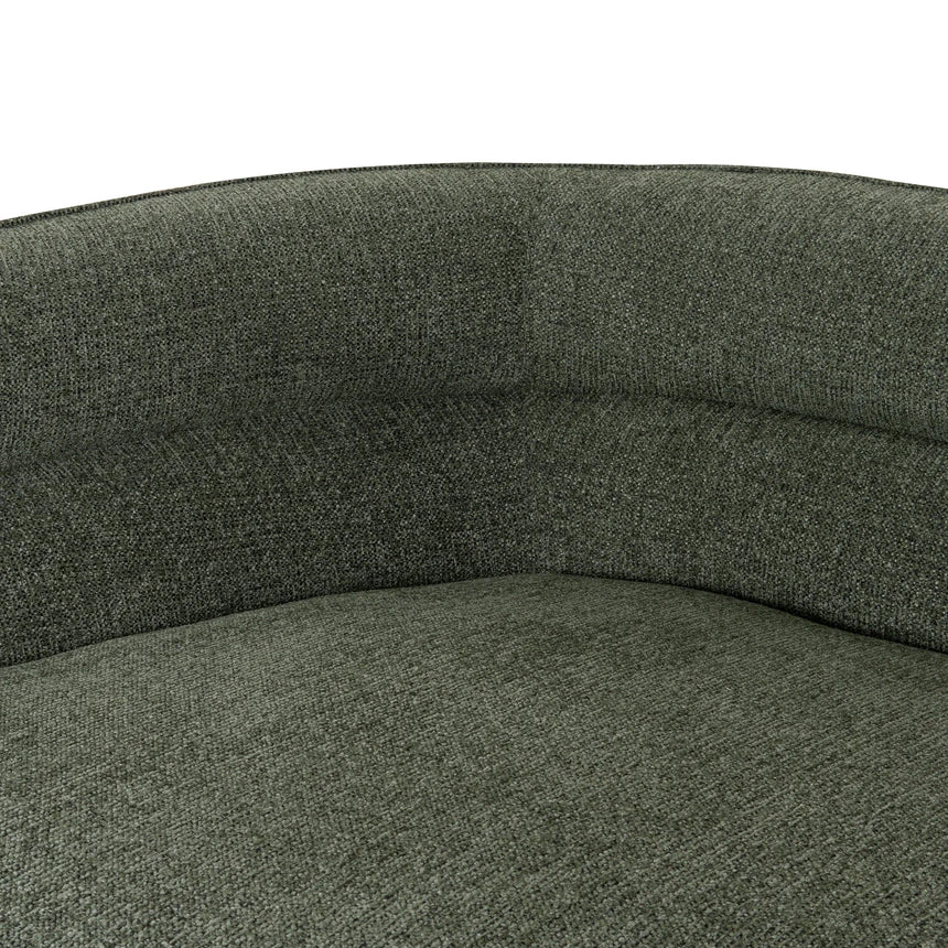 Left Chaise Sofa - Coral Dark Green - Image 15