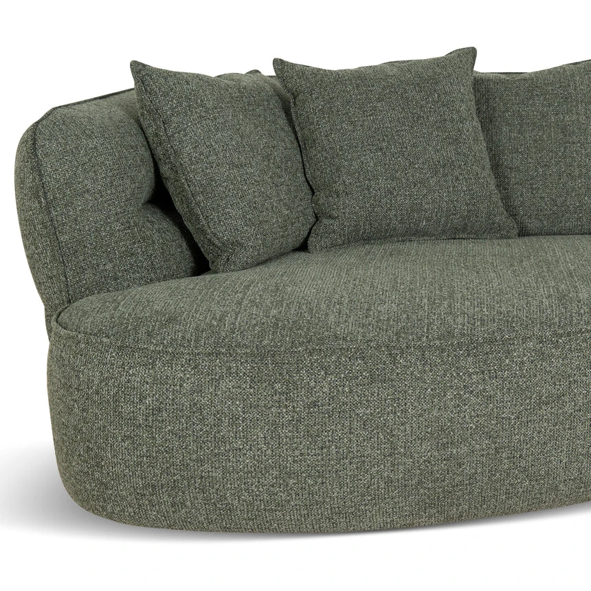 Left Chaise Sofa - Coral Dark Green - Image 16