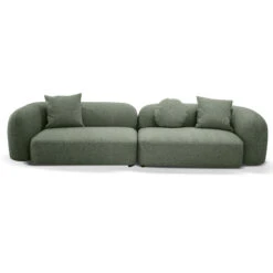 4 Seater Sofa - Amazon Green