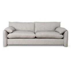 3 Seater Fabric Sofa - Light Grey 7 3 Seater Fabric Sofa - Light Grey -Calibre Furniture Sales Store LC10443 CAJordie3SeaterFabricSofa LightGrey 1