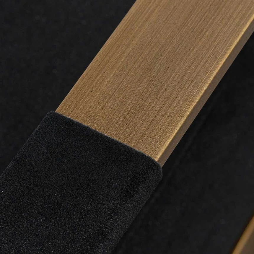 Black Velvet Armchair - Antique Golden Frame - Image 7