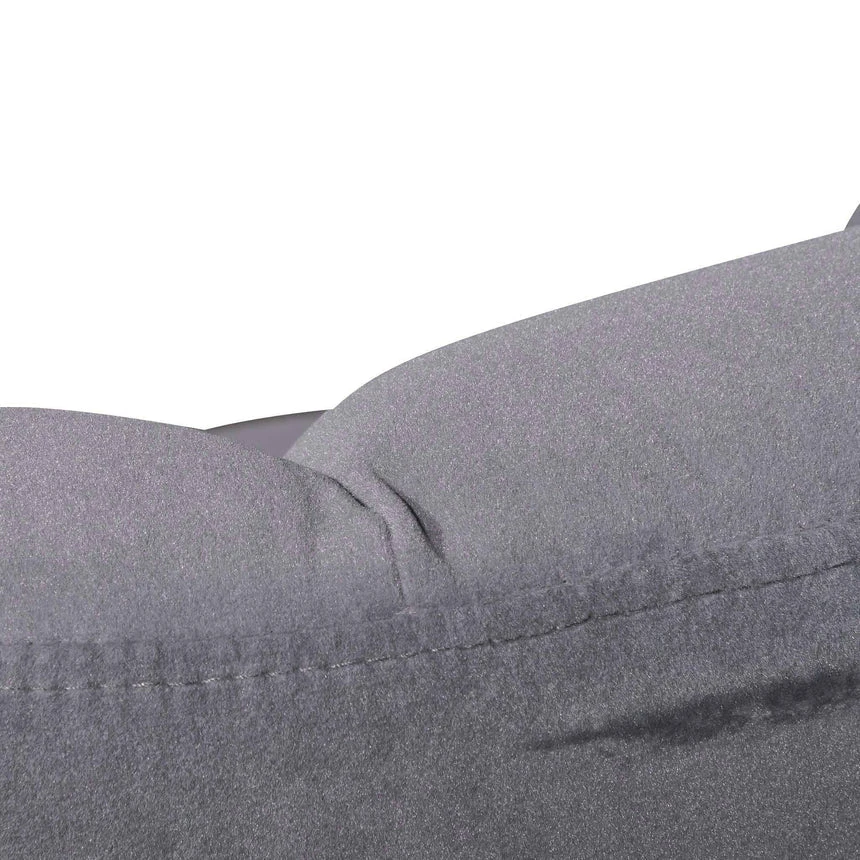 Visitor Chair - Dark Grey Velvet With Black Legs 10 Visitor Chair - Dark Grey Velvet With Black Legs - Image 10