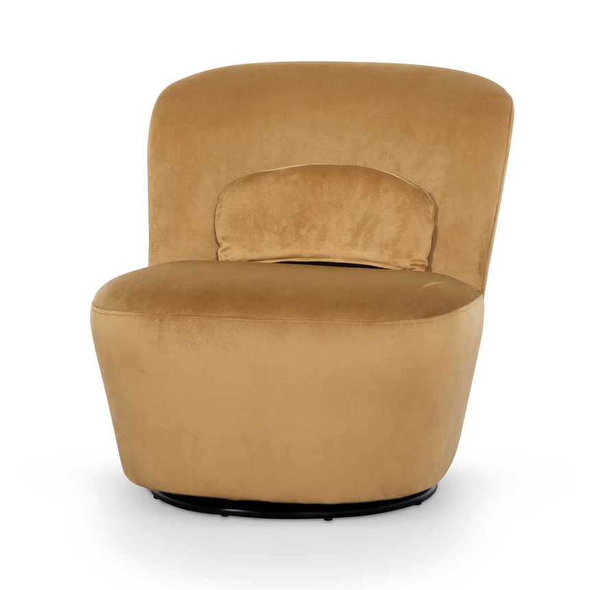 Swivel Lounge Chair - Mustard 1 Swivel Lounge Chair - Mustard