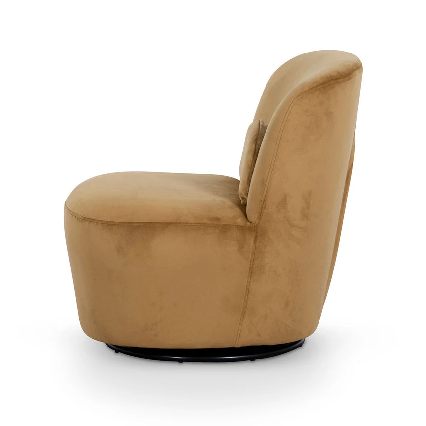 Swivel Lounge Chair - Mustard 4 Swivel Lounge Chair - Mustard - Image 4