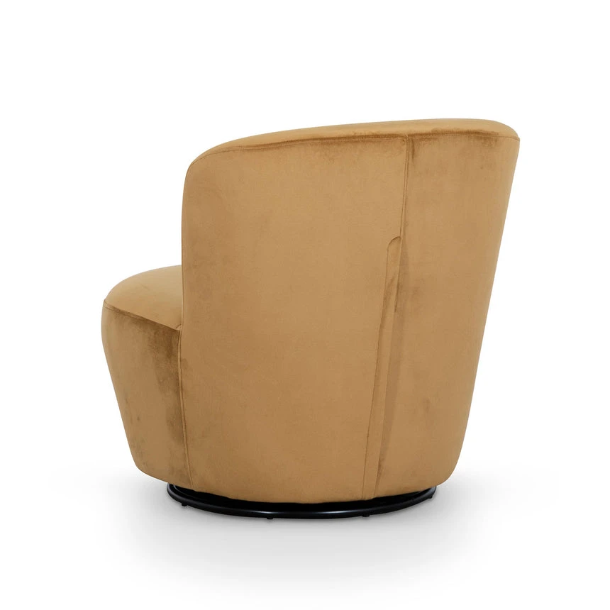Swivel Lounge Chair - Mustard 5 Swivel Lounge Chair - Mustard - Image 5