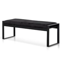 Black Velvet Ottoman - Black Base -Calibre Furniture Sales Store LC6703 KS Black Velvet Ottoman Black 3 860x 9344e45b 96be 41b4 a3ba 3fa897995c73