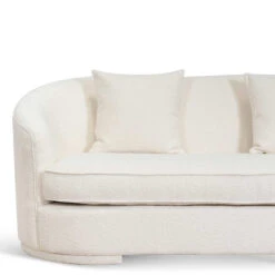 3 Seater Sofa - Ivory White Boucle -Calibre Furniture Sales Store LC6742 FS 3 Seater Sofa White Boucle 6 860x bcb2c614 16b7 45c1 9daa 165e10e90539