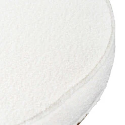 100cm Ivory White Boucle Ottoman - Brushed Gold Base -Calibre Furniture Sales Store LC6770 BS 100cm Ivory White Boucle Ottoman Brushed Gold Base 4 860x 2798ddab 32b3 42d6 9219 905dee72bc28