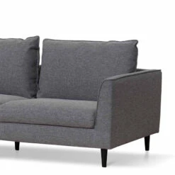 3 Seater Fabric Sofa - Graphite Grey With Black Leg -Calibre Furniture Sales Store LC6814 KSO 3 Seater Fabric Sofa Graphite Grey with Black Leg 3 860x 1edcd752 54c5 45bb b5e1 efe12794d496