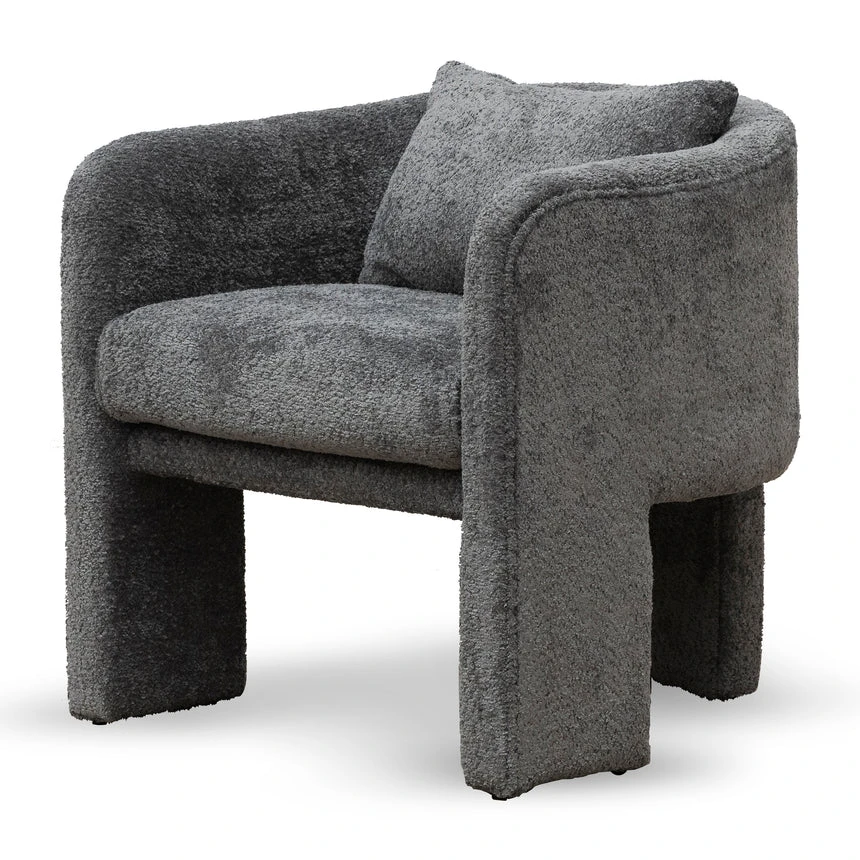 Fabric Armchair - Iron Grey - Image 3