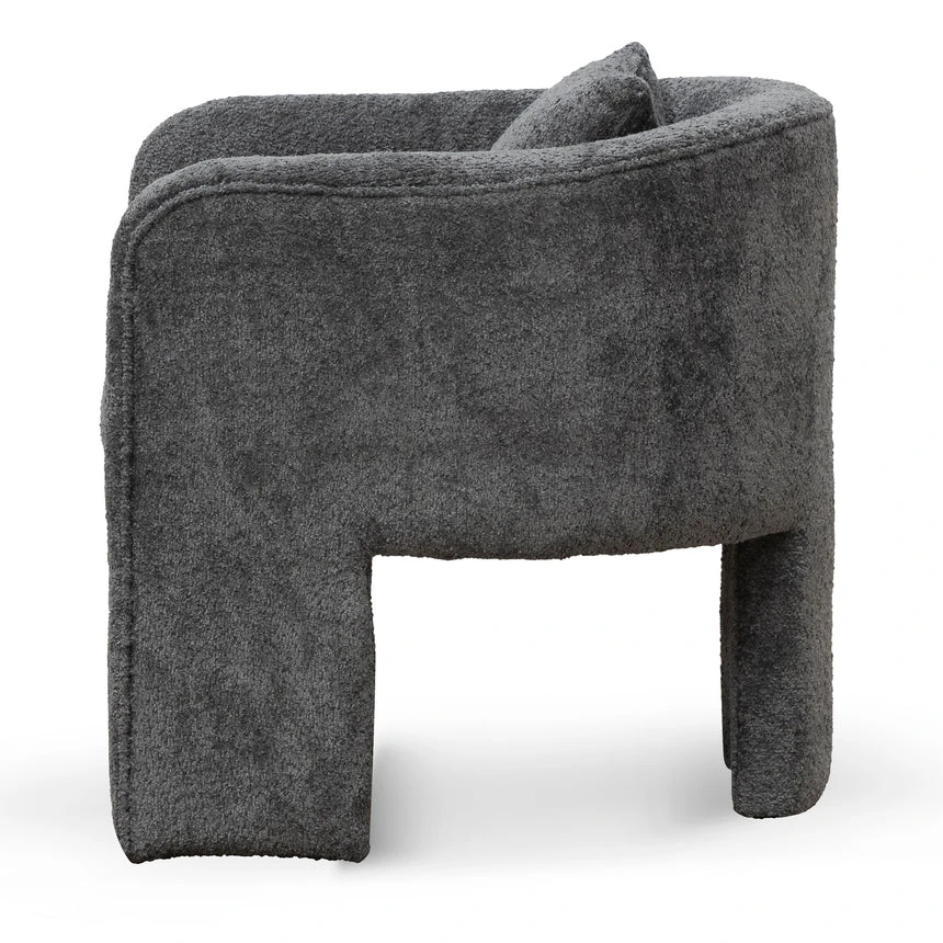 Fabric Armchair - Iron Grey - Image 4