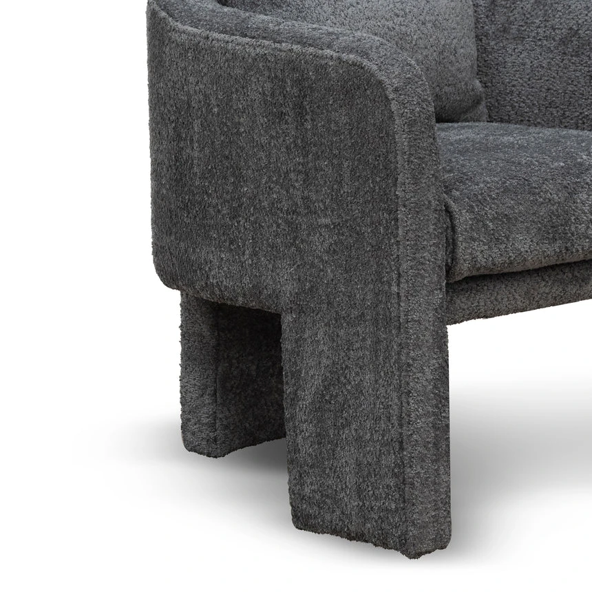 Fabric Armchair - Iron Grey - Image 8
