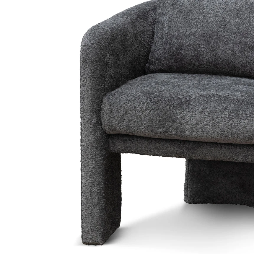 Fabric Armchair - Iron Grey - Image 9